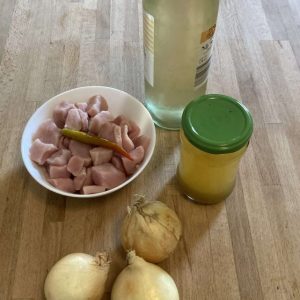 Weißweingulasch